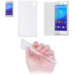 Sony Xperia M4 Aqua Etui na telefon komórkowy Ochrona Cover Futerał ochronny + pancerne szkło ochronne - Zdjęcie 1 z 4