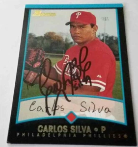 Carlos Silva Autograph Rare Philadelphia Phillies - Picture 1 of 1