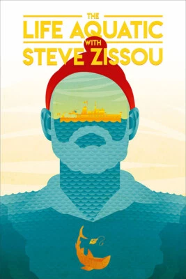 The Life Aquatic With The Steve Zissou Painting Print Wall Art - POSTER 20x30