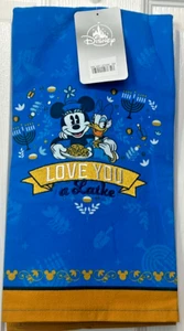 !New Disney Mickey Minnie Happy Hanukkah Love You ala Latke hand towel - Picture 1 of 2