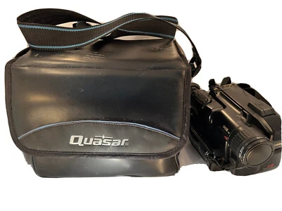 Quasar VHS VM516 Black 5W Color Enhancement Light Digital Memory Auto Focus - Image 1 of 4