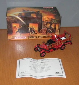 Matchbox Yesteryear Fire Series YFE22 Ford Model T Fire Engine - Picture 1 of 3