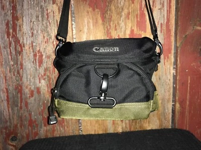 Cannon 100EG Bolso para Cámara/Transporte Correa para el Hombro Cinturón Azul y Verde Oliva...a8 Foto 1 de 4