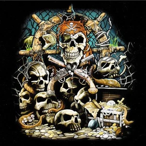 TEE SHIRT HAUTE QUALITE / SURRENDER . PIRATE /   S  M  L  XL  XXL  XXXL + ENF   - Picture 1 of 1