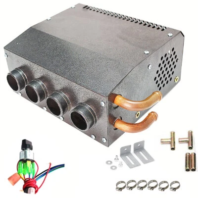 12V Cab Underdash Compact Air Heater Warmer Heat Speed Switch Defroster Demister - Image 1 of 4