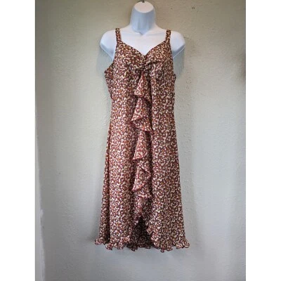 y2k Ditsy Floral Ruffle Sundress Size M Boho USA Whimsical Fairy Vintage - Image 1 of 4