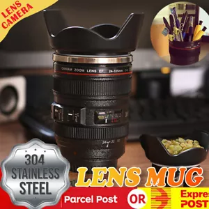 EF 24-105mm ESF 28-135mm Coffee Mug Photo Coffee Cup Stainless Steel Mugs Gifts - Picture 1 of 11