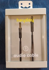 Heyday Cavo Audio 3ft 3.5mm Spina Aux - Nero #18 (BOX 33) - Foto 1 di 2