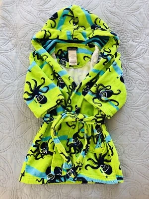 Nautica Boys Green Octopus Robe (XS) - Image 1 of 4