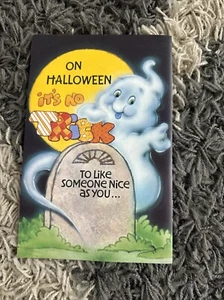 Vintage American Greetings Halloween Pop Up Card Ghost - Picture 1 of 9