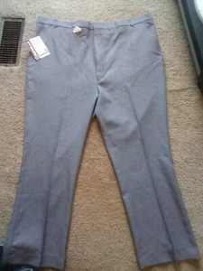 Sears flex slax mens dress pants 48-30 Gray - Picture 1 of 5
