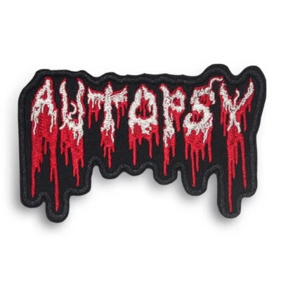 Autopsy Embroidered Sew-on Patch | American Death Metal Death-Doom Band Logo - Image 1 of 2