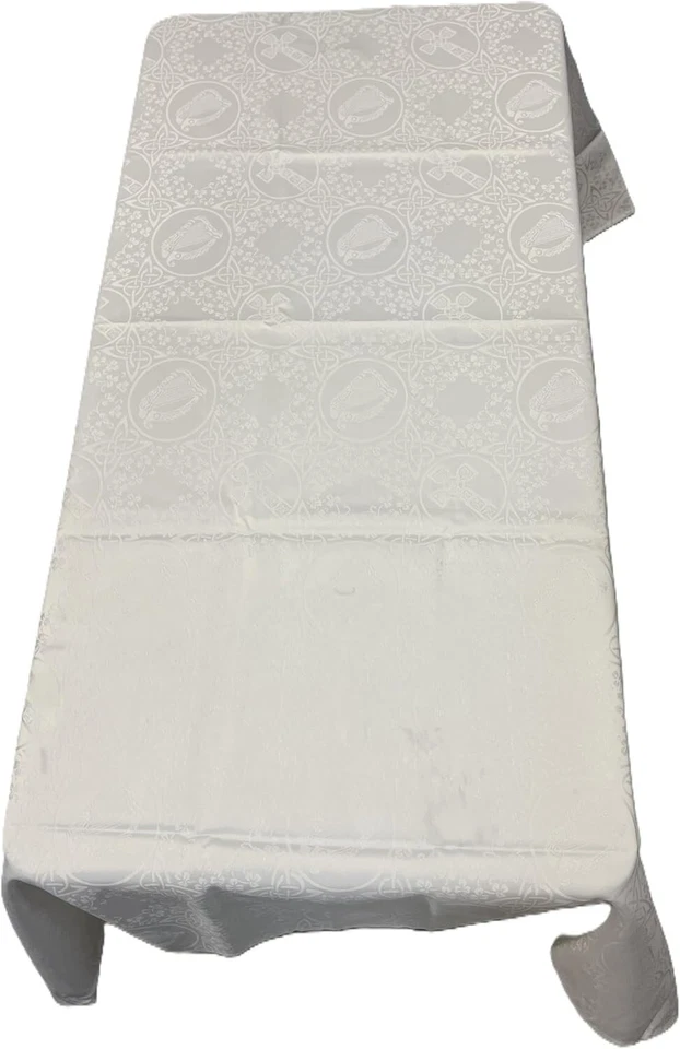 Samuel Lamont Easycare Damask Tablecloth Celtic Pattern Rectangle - Image 1 of 1