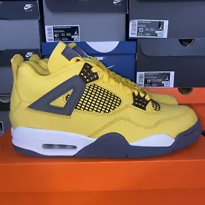 New Air Jordan 4 Retro Lightning CT8527 700 B Grade Men Size 10.5 - Picture 1 of 12