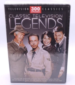 NEW Classic Television Legends 300 Episodes Classics 25 DVD Box Set Dragnet Lucy - Foto 1 di 10
