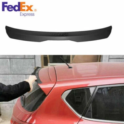 Car Rear Roof Lip Spoiler Wing Modified Matte Black ABS For Hatchback SUV MPV US Foto 1 de 4