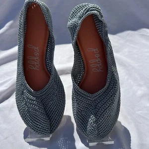 Poppy Ballet Flats Free People Size 9 Gray - Picture 1 of 22