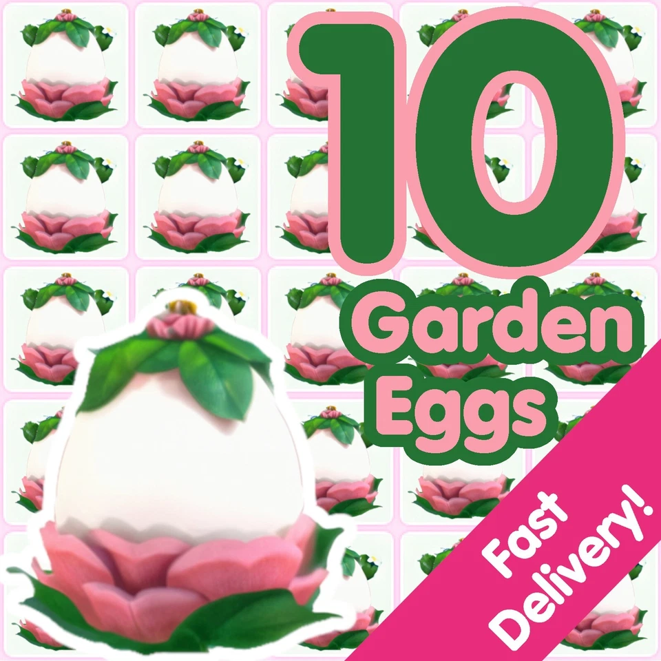 10 Garden Eggs ✨ US Seller ✨ Adopt From Me Today!
