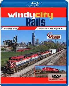 Windy City Rails Vol 9 Downtown to the Airport #2 BLU-RAY NEUF Cvision Chicago - Photo 1/1