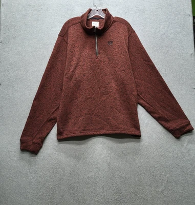 Cinch Hombres Sudadera XXL Rojo Logo Marca Bordado Westerncore Cremallera Larga Foto 1 de 4