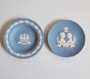 2 placas de jaspe Wedgwood boda real ciudad de Londres plato de baratija 4" - Imagen 1 de 9