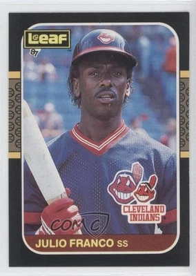 1987 Leaf Canadian Julio Franco #131 - Image 1 of 2
