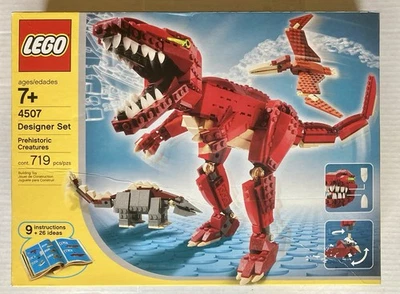 LEGO Designer Set 4507 Criaturas Prehistóricas Dinosaurio T-Rex Creador Completo Foto 1 de 4