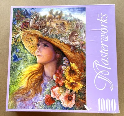 RoseArt MASTERWORKS 1000 Pc Puzzle BYGONE SUMMERS by Josephine Wall NEW 2001 - Image 1 of 3
