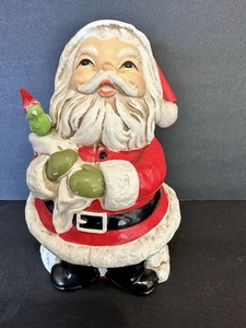 Bank Christmas Santa Ceramic Vintage - Picture 1 of 7
