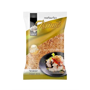 Copos de ajo frito 100/500/2gx50 saco especias tailandesas crujientes marca Raithip, paquete de 1 - Imagen 1 de 24