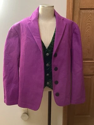 Fantasia Cosplay DC Comics - Coringa - Colete e Casaco - Halloween - Imagem 1 de 4