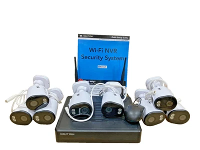 NIGHT OWL Wi Fi 8 Camera Security System 4k BTWN8 CL-BT8WN2-F88L - Image 1 of 4