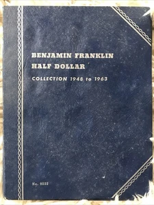 BENJAMIN FRANKLIN HALF DOLLAR Sammlung ab 1948 Whitman Münzordner 9032 - Bild 1 von 15