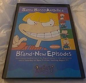 Rugrats Brand-New Episodes Angelica Print Ad 1997 Framed 8.5X11 Vintage - Picture 1 of 1