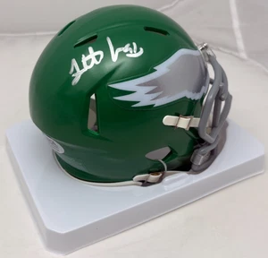 Fletcher Cox Signed Philadelphia Eagles 2023 Kelly Green Mini Helmet PSA 766 - Picture 1 of 6