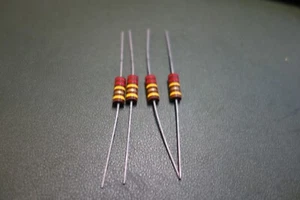 4 Ea Allen Bradley Mil Spec 220K 1W 5% RCR32G224JS Carbon Comp Resistors - Picture 1 of 1