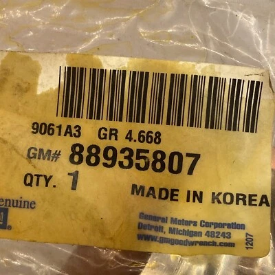 GM 88935807 2005-08 9-7x Saab Pinza de freno trasera Pinza guía Kit 9061A3 ⭐ Foto 1 de 3