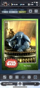 Topps Star Wars Digital Card Trader Tier 7 - Emerald Max Rebo - S4