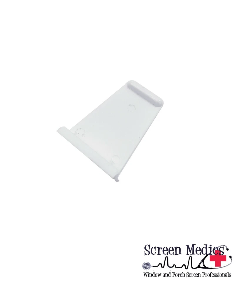 Paquete de 20 - Pestañas tiradores de pantalla de ventana blancas lisas Foto 1 de 1