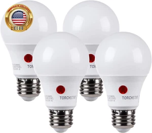 Dusk to Dawn Light Bulbs Outdoor, Sensor A19 LED Light Bulb, Auto On/Off Photoce - Picture 1 of 8