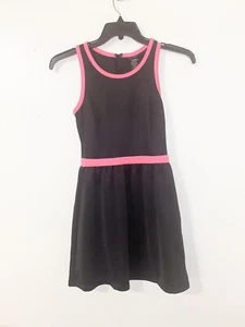 B. Smart Dress Junior Girls Black Pink Sleeveless Size 5 - Picture 1 of 7