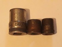 CRAFTSMAN -BE- sockets 5/8" 9/16" 3-4 SAE 3/8 & 1/2 DRIVE 12 PT -BE- SOCKET USA