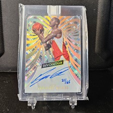 Dominique Wilkins 2015-16 Revolution On Card Auto 21/65 - JERSEY NUMBERED