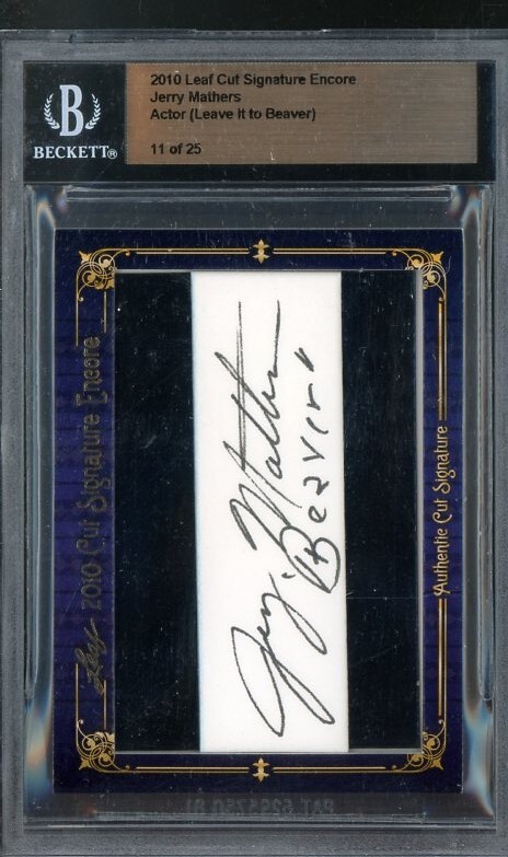 2012 Leaf Cut Signature Bob Rush 直筆サイン