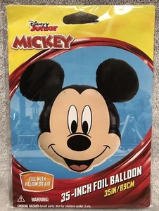 NEW Disney Junior MICKEY MOUSE HEAD 35in Air or Helium Foil Party Balloon - Picture 1 of 5