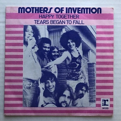 FRANK ZAPPA MOTHERS OF INVENTION Tears Began To Fall FRENCH 45 + Picture Sleeve  - Image 1 of 3