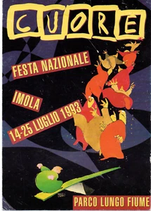 plt 45 - CUORE - 1993 IMOLA Parco Lungo Fiume -Festa nazionale -Cartolina non VG - Foto 1 di 1
