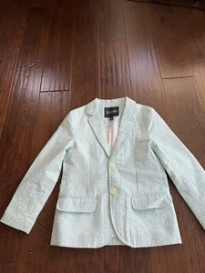 E Land American Classic Mint Green/White Seersucker Sports Coat 6 - Picture 1 of 12