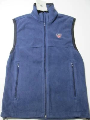 NUEVO CON ETIQUETAS Chestnut Hill Mujer Talla XS Chaleco Polar Azul Marino Prendas Exteriores Foto 1 de 4