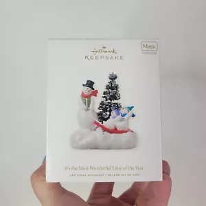 Hallmark Keepsake It's the Most Wonderful Time of the Year Ornament 2008 snowman - Picture 1 of 2